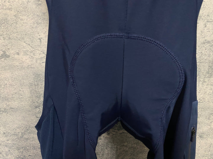 KB326 ラファ Rapha CARGO WINTER TIGHTS WITH PAD カーゴ ビブタイツ 紺 S 裏起毛