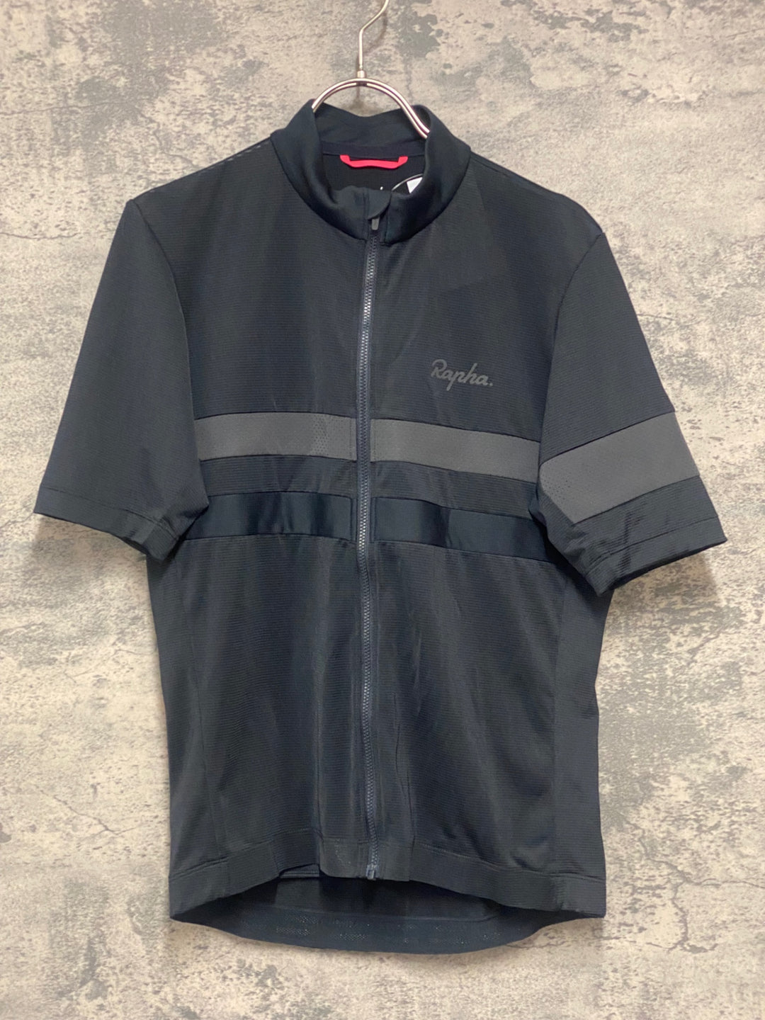KG559 ラファ Rapha MEN'S BREVET LIGHTWEIGHT JERSEY 半袖 サイクルジャージ 黒 M