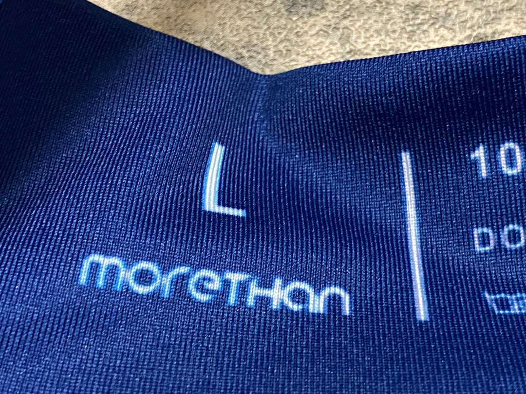 JR143 モーゼン Morethan 半袖 サイクルジャージ ネイビー L