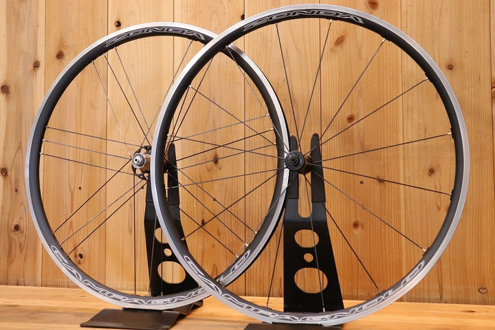 カンパニョーロ CAMPAGNOLO ゾンダ ZONDA アルミ クリンチャー ホイールセット シマノ 11S/12S 【芦屋店】