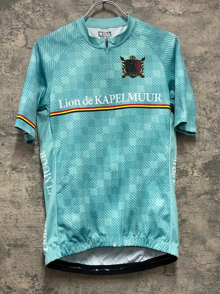 JP496 カペルミュール KAPELMUUR 半袖 サイクルジャージ 青緑 Mサイズ
