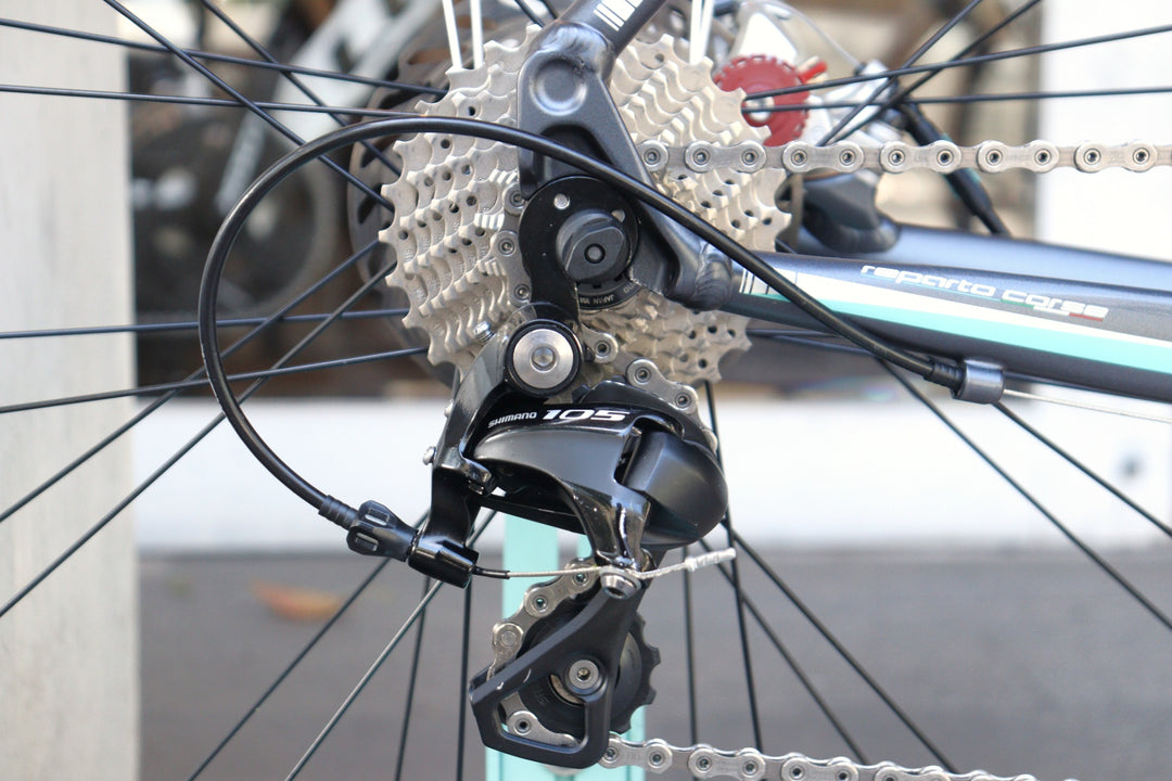 ビアンキ BIANCHI インプルソ ディスク IMPULSO FLAT BAR DISC 2016モデル 55サイズ シマノ 105 5800 MIX 11S アルミ クロスバイク フラットバーロード 【横浜店】