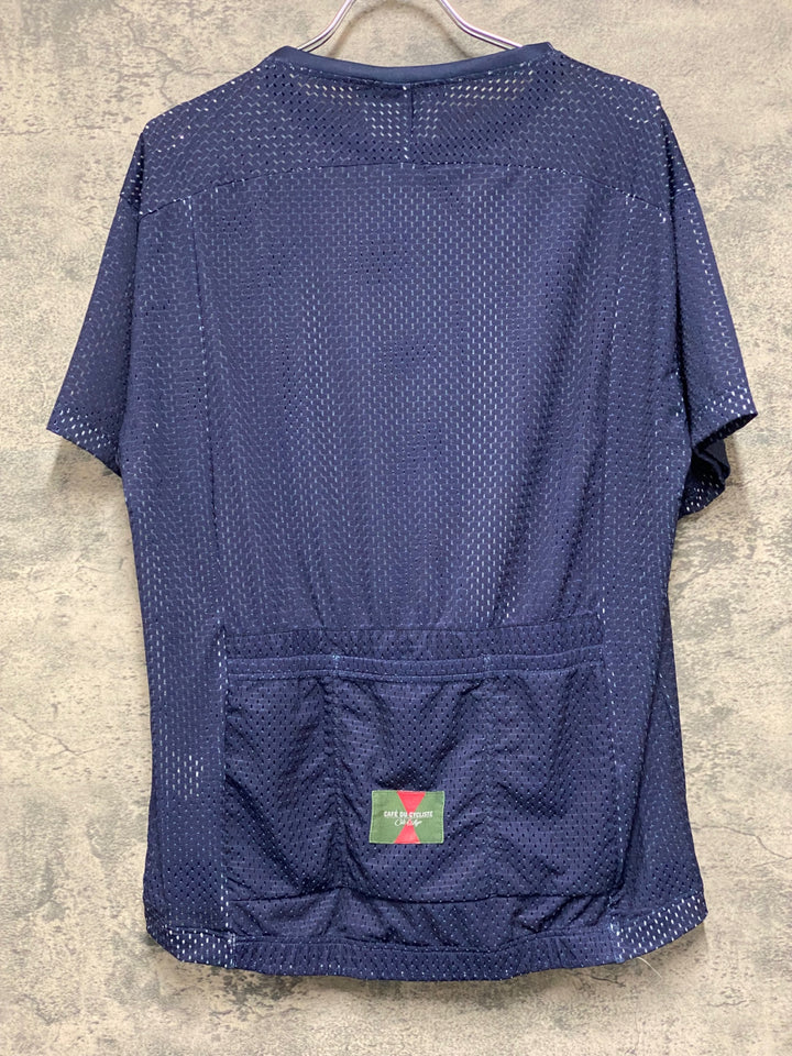 JT631 カフェドシクリステ CAFE DU CYCLISTE 半袖 サイクルジャージ ネイビー L