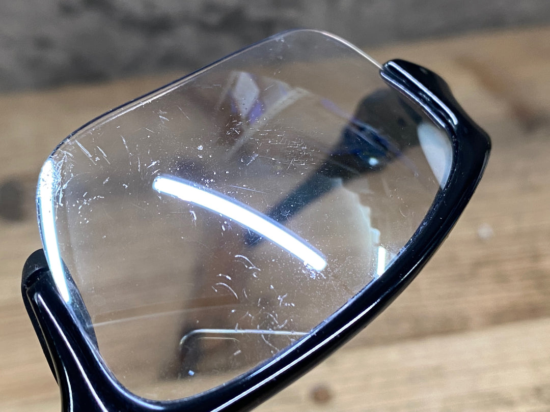 JO258 オークリー OAKLEY FLAK サングラス アイウェア 黒 TITANIUM ※レンズ傷