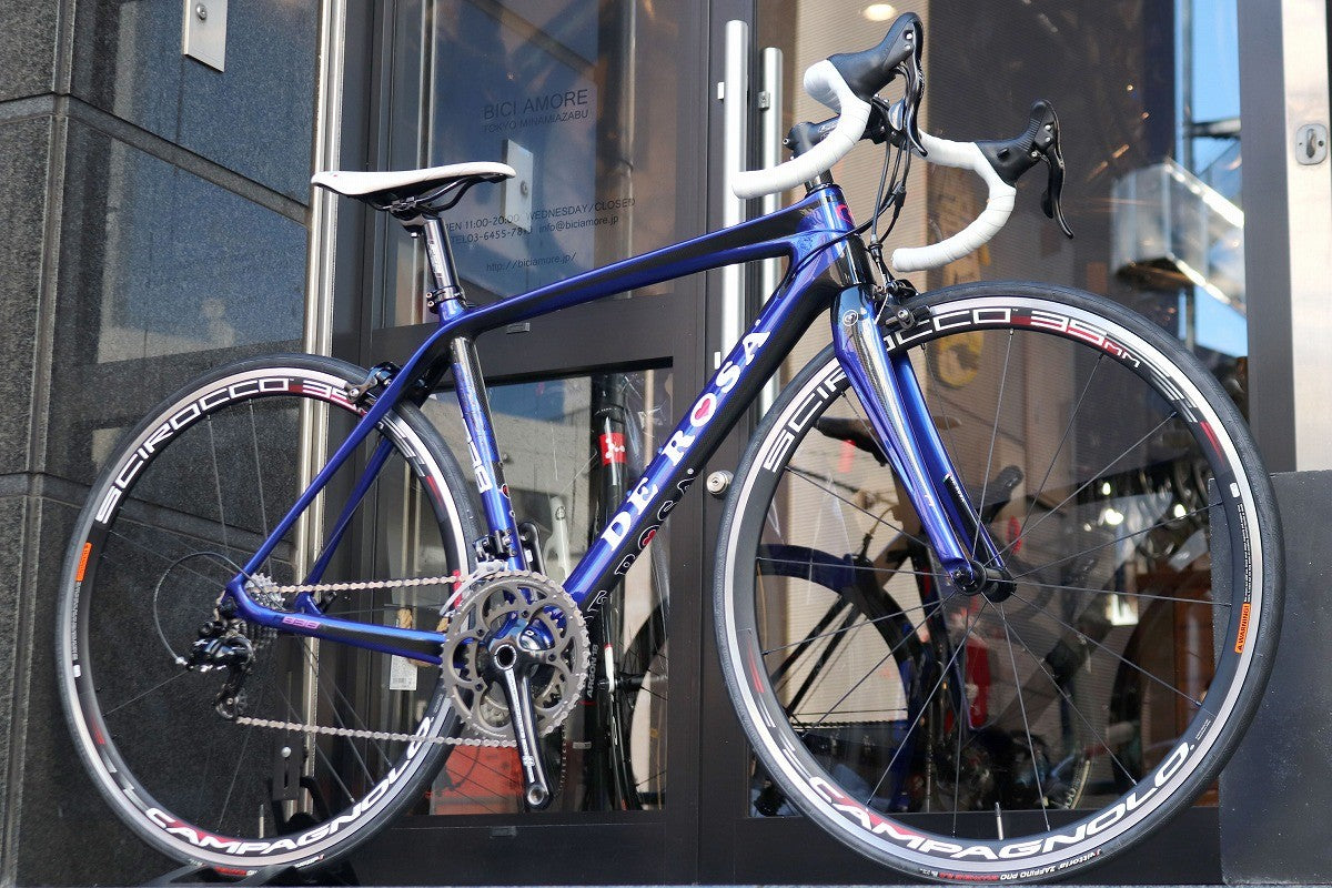 デローザ DE ROSA R838 2015 45サイズ カンパニョーロ アテナ 11S カーボン ロードバイク 【東京南麻布店】