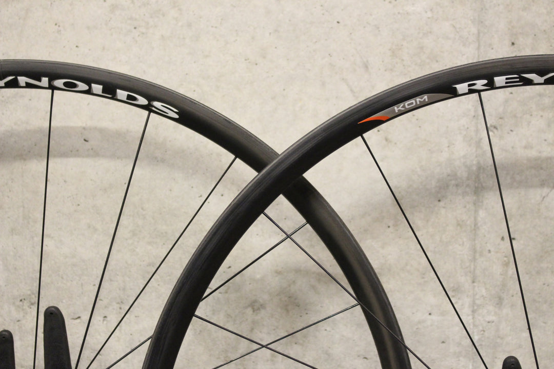 レイノルズ REYNOLDS KOM カーボン チューブラー ホイールセット シマノ10S 【福岡店】