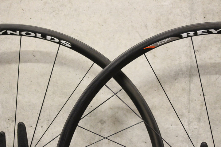 レイノルズ REYNOLDS KOM カーボン チューブラー ホイールセット シマノ10S 【福岡店】