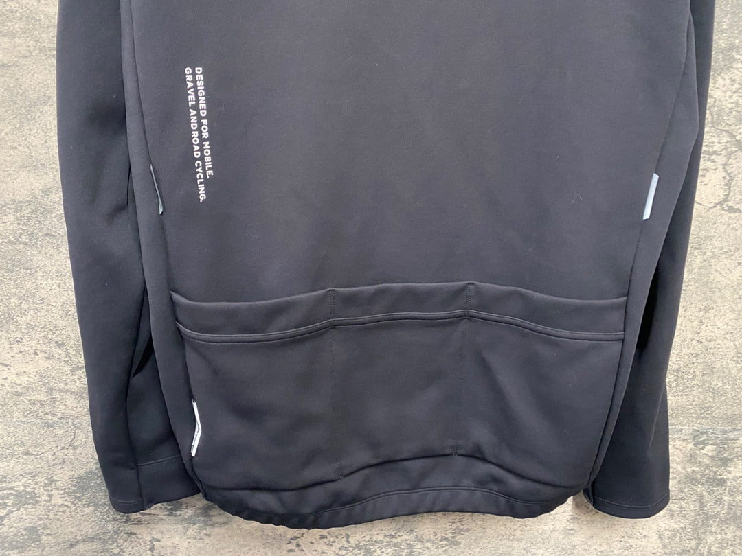 JT813 ルコックスポルティフ lecoqsportif 長袖 サイクルジャージ 黒 Oサイズ