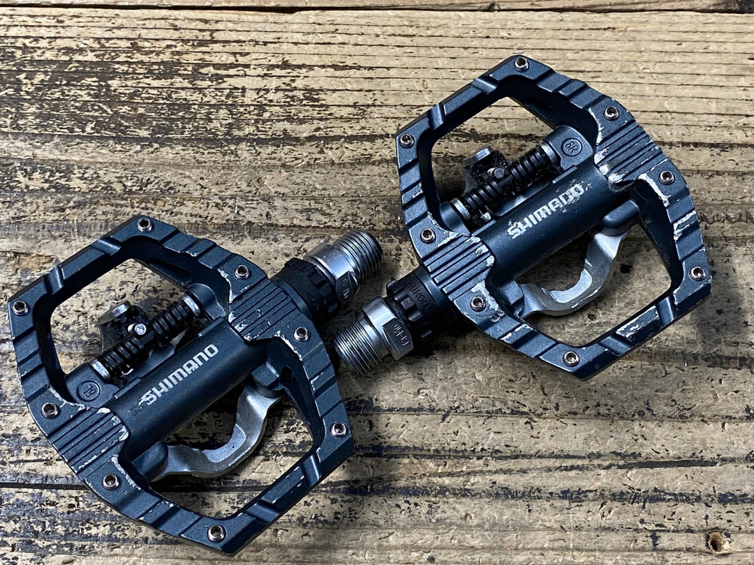 JZ056 シマノ SHIMANO PD-EH500 ビンディングペダル 片面フラット SPD