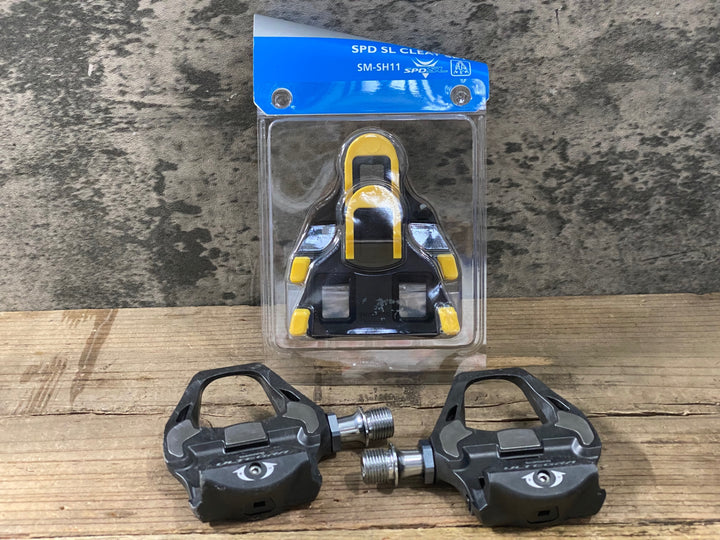 JZ368 シマノ SHIMANO アルテグラ ULTEGRA PD-R8000 ビンディングペダル SPD-SL 黄クリート付