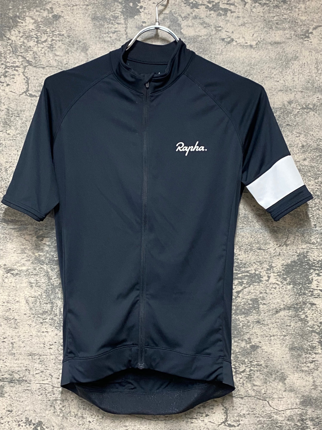KH472 ラファ Rapha CORE JERSEY 半袖 サイクルジャージ S 黒