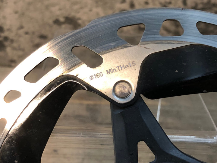 JT483 シマノ SHIMANO RT-MT900 ディスクブレーキローター 2枚セット Φ160/Φ140 厚さ1.65mm/1.65mm