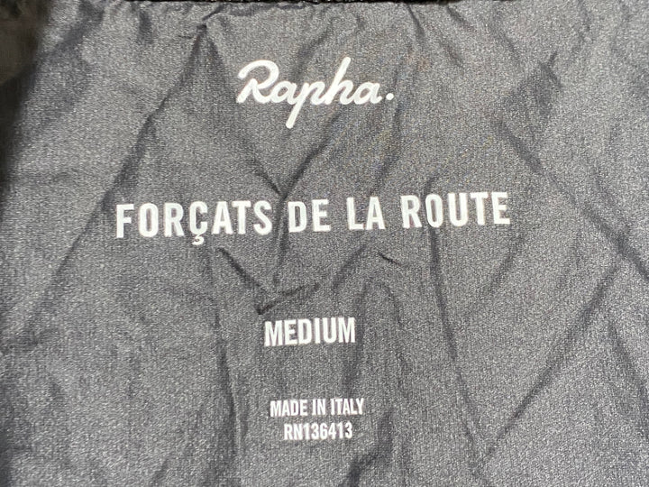 JP204 ラファ Rapha PRO TEAM LIGHT WEIGHT WIND JACKET 長袖 ウインドブレイカー 黒 Ｍ