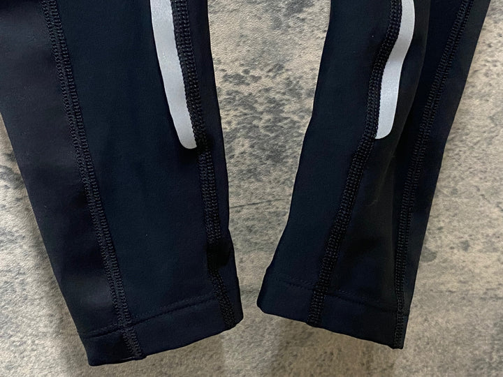 KO407 シーガー Sigr ビブタイツ 黒 S 裏起毛 レディース