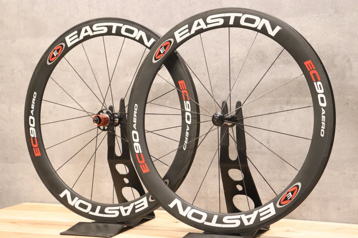 イーストン EASTON EC90 AERO RIM カーボン チューブラー ホイールセット シマノ 11/12S 【さいたま浦和店】