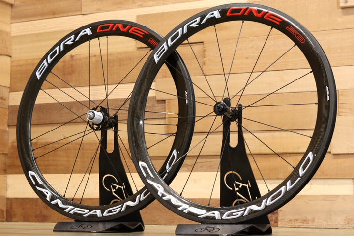 カンパニョーロ Campagnolo ボーラワン BORA ONE 50 AC3 カーボン クリンチャー ホイールセット シマノ12/11S 17C【立川店】