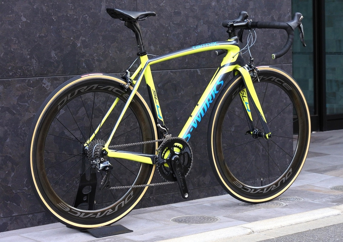 スペシャ SPECIALIZED エスワークス S-WORKS ターマック TARMAC SL4 2014 54サイズ シマノ デュラエース  9000MIX WH-R9100 C60 TU カーボン ロードバイク 【福岡店】