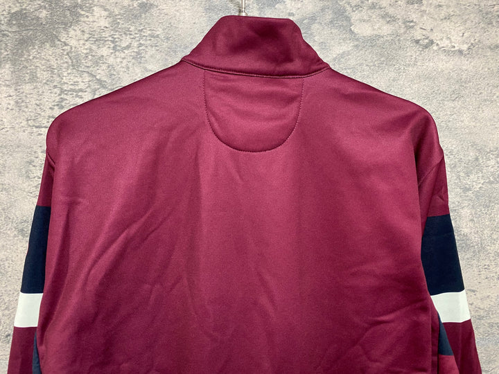JQ001 カステリ CASTELLI 長袖 サイクルジャージ 赤 XL 裏起毛 ※スレ