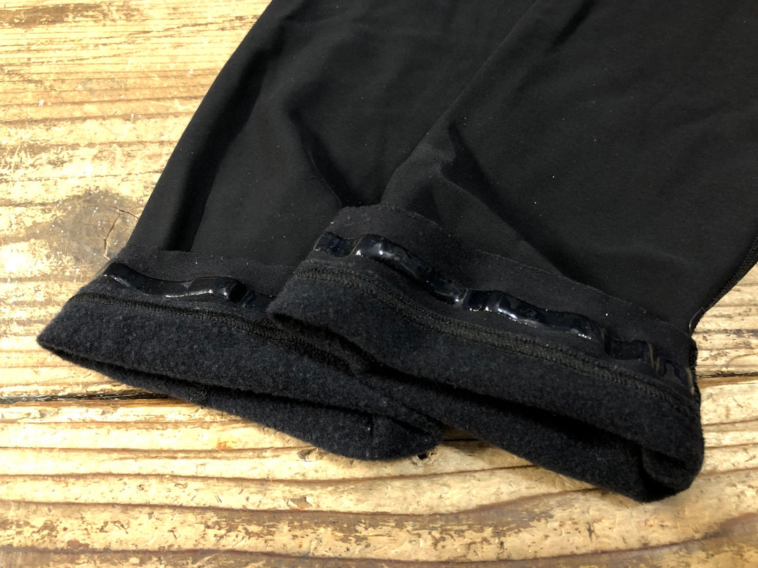 KB495 ステリ castelli レッグウォーマー NANOFLEX 黒 L 裏起毛