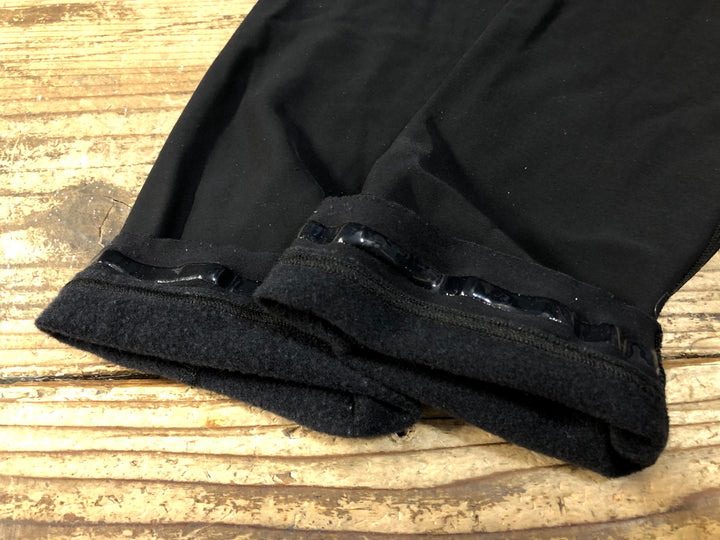 KB495 ステリ castelli レッグウォーマー NANOFLEX 黒 L 裏起毛