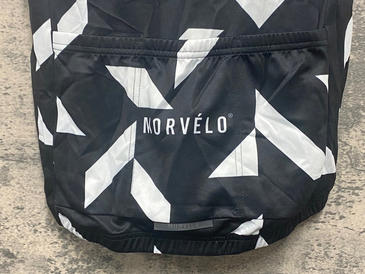 KJ267 モルベロ MORVELO 半袖 サイクルジャージ 黒 S
