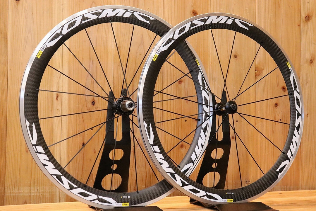 マヴィック MAVIC コスミック COSMIC CARBON SLS アルミ カーボン クリンチャー ホイールセット シマノ 11S/12S ナローリム 13C 【芦屋店】