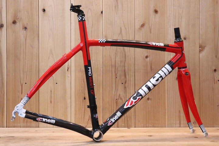 チネリ CINELLI プロ ベスト オブ PRO BEST OF 2009年モデル Sサイズ カーボン ロードバイク フレームセット 【芦屋店】