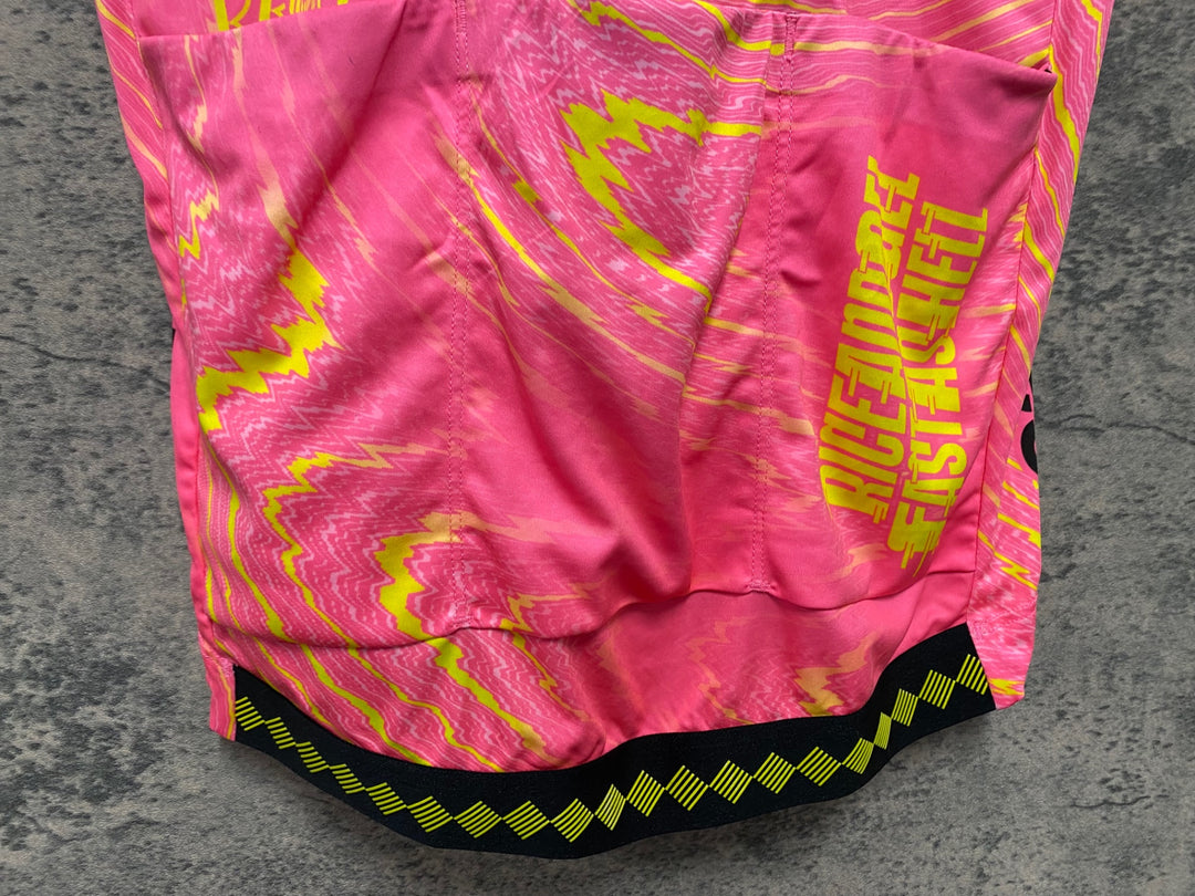 JV380 ラファ Rapha EF EDUCATION-EASYPOST MEN'S PRO TEAM JERSEY 半袖 サイクルジャージ ピンク S