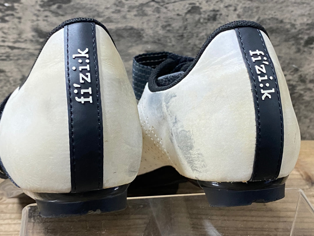 KG176 フィジーク fizik TEMPO R5 POWERSTRAP shoes ビンディングシューズ 白 EUR43.5