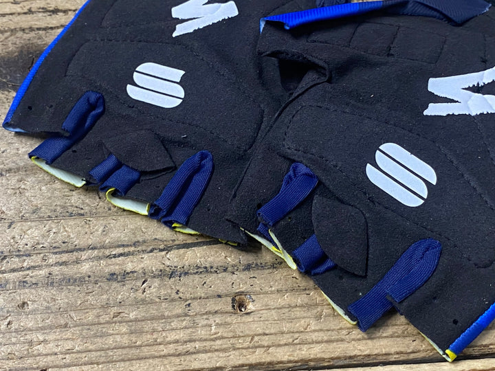 KJ792 スポーツフル sportful 指切り グローブ 紺 L TINKOFF SAXO