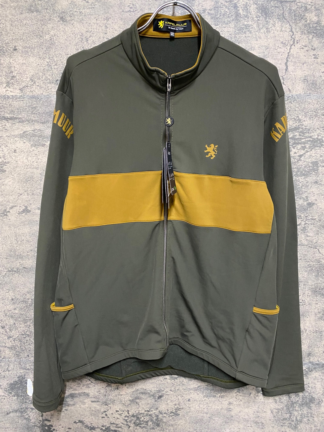 KP357 カペルミュール KAPELMUUR 長袖 サイクルジャージ カーキ WXL 裏起毛