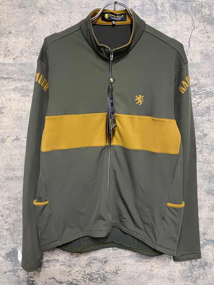 KP357 カペルミュール KAPELMUUR 長袖 サイクルジャージ カーキ WXL 裏起毛