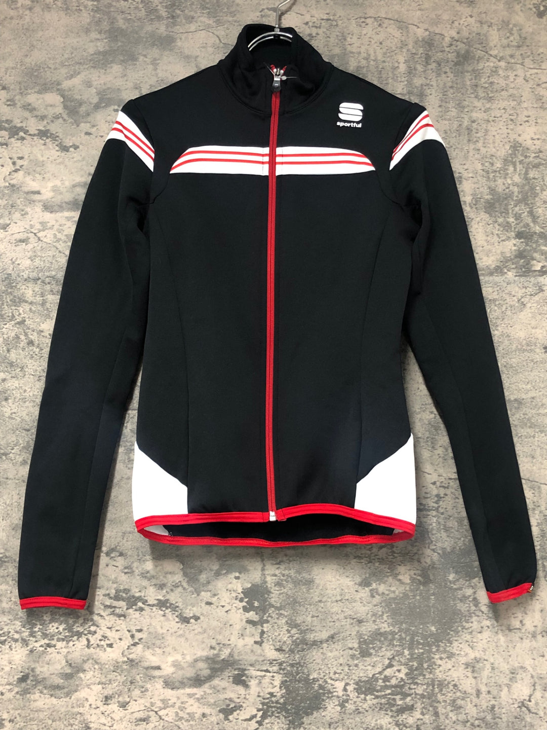 JH009 スポーツフル sportful 長袖 サイクルジャージ 黒 S 裏起毛