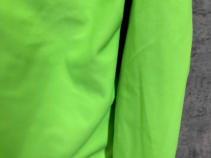 KG041 アソス assos MILLE GT ULTRAZ WINTER JACKET EVO 長袖 サイクルジャケット 緑 M 裏起毛 ※擦れ