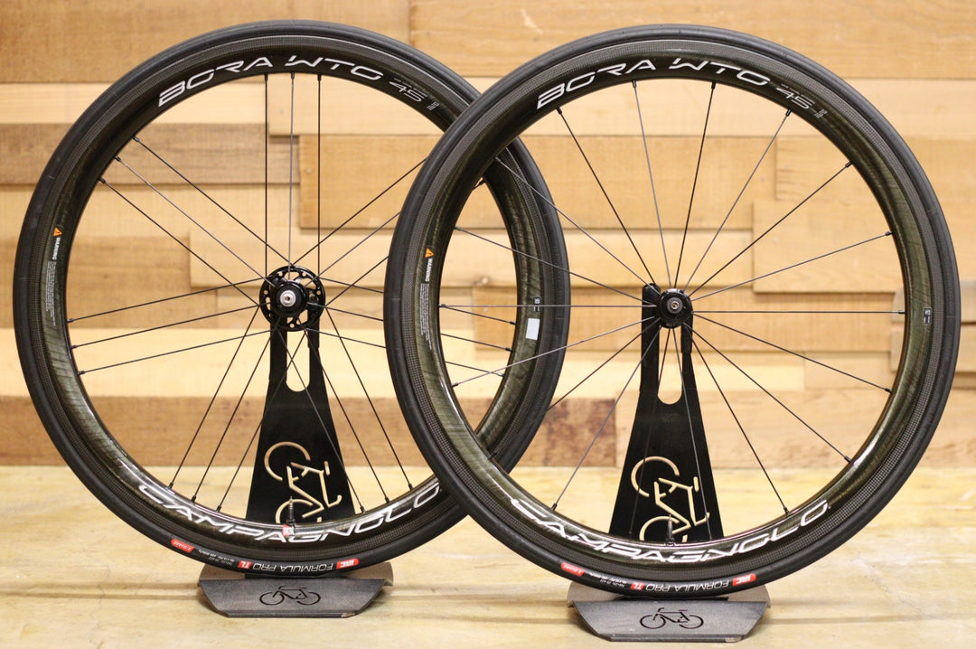 カンパニョーロ CAMPAGNOLO ボーラ BORA WTO 45 カーボン チューブレス ホイールセット シマノ 12/11S 19C 【立川店】
