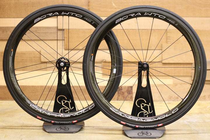 カンパニョーロ CAMPAGNOLO ボーラ BORA WTO 45 カーボン チューブレス ホイールセット シマノ 12/11S 19C 【立川店】