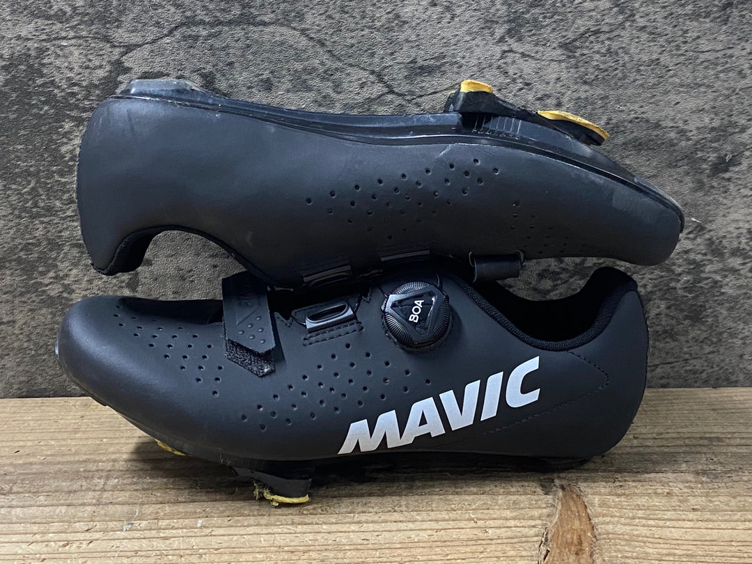 KO736 マヴィック MAVIC COSMIC BOA ビンディングシューズ 黒 3穴 40 2/3
