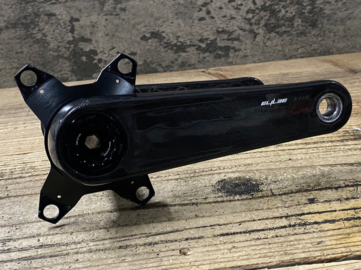 KI247 エライリー ELILEE X310 カーボン クランクアーム 165mm Φ24 PCD110 スパイダーアーム付属