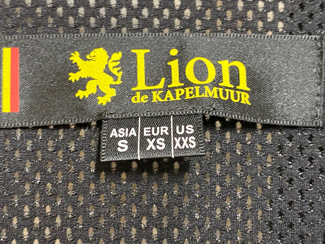 JS171 リオンドカペルミュール Lion de KAPELMUUR ビブタイツ 黒 S 裏起毛