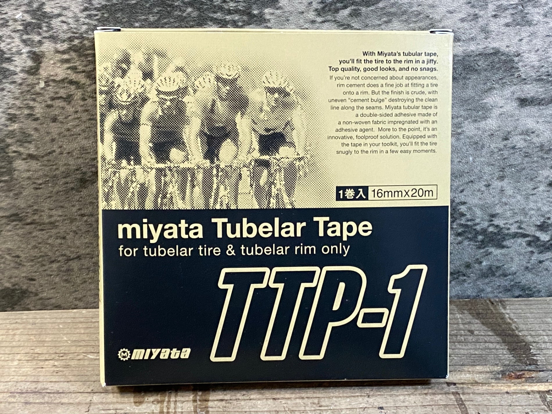 KA109 ミヤタ MIYATA Tubelar Tape TTP-1 チューブラーテープ 16mmx20m
