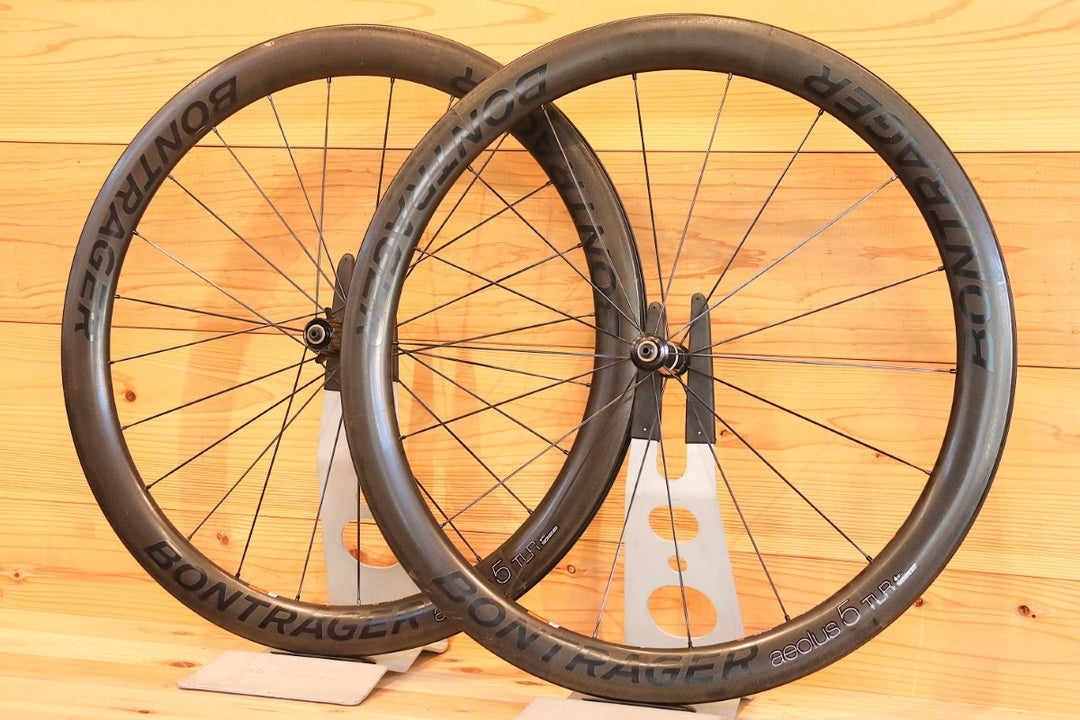ボントレガー BONTRAGER アイオロス AEOLUS 5 TLR カーボン チューブレスレディ ホイールセット シマノ 12/11S 19C【千葉店】