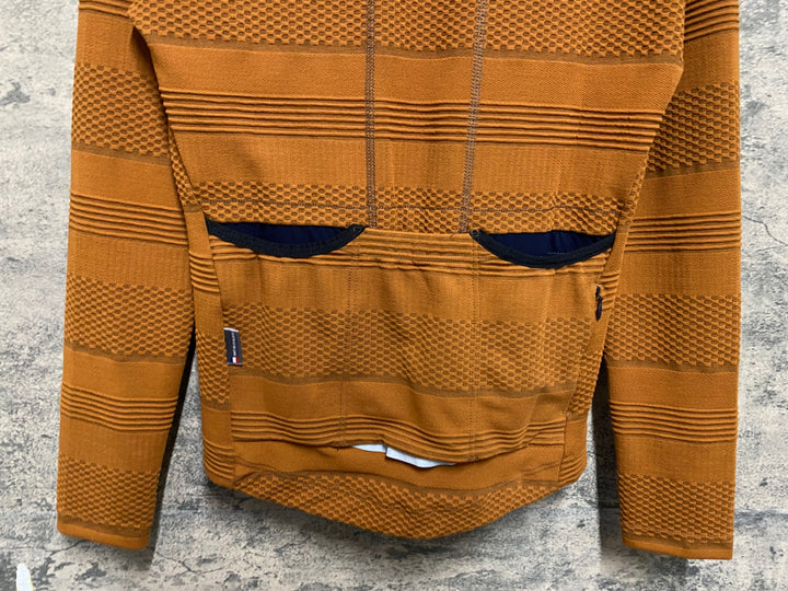KS241 カフェドシクリステ cafe du cycliste Corinne 長袖 サイクルジャージ オレンジ S