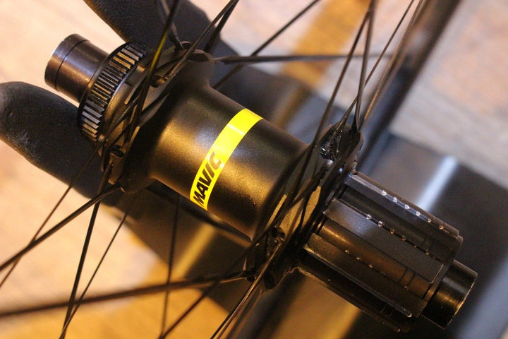 マヴィック MAVIC キシリウム KSYRIUM SL 25 DISC アルミ チューブレス ホイールセット シマノ11S/12S 【名古屋店】