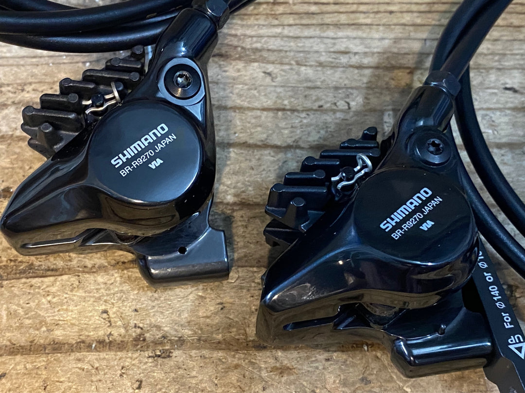 JU734 シマノ SHIMANO デュラエース DURA-ACE BR-R9270 ディスクブレーキキャリパー 前後セット