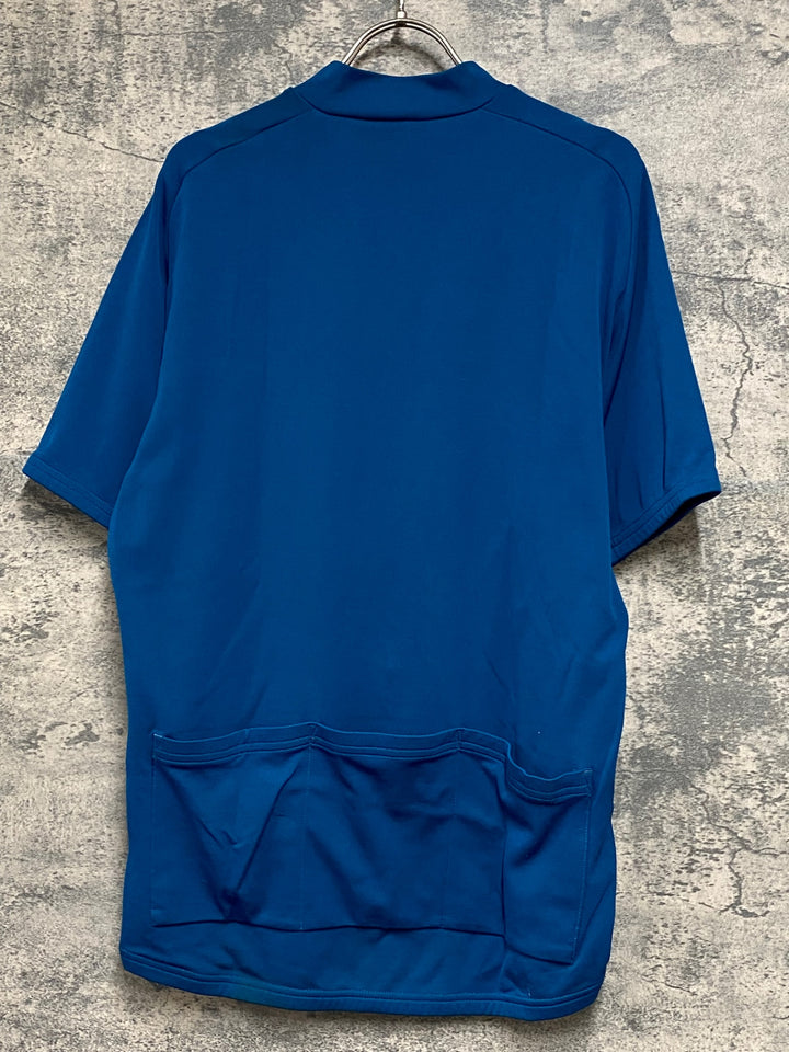KG359 パールイズミ PEARL iZUMi 半袖 サイクルジャージ ターコイズブルー XL ハーフジップ
