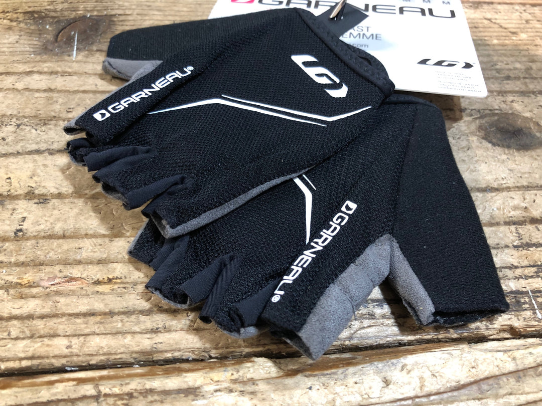 KB822 ガノー GARNEAU 指切りグローブ 黒 M レディース