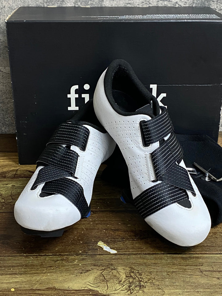 KC431 フィジーク fizik TEMPO R5 POWERSTRAP ビンディングシューズ 白黒 EU38 SPD-SL