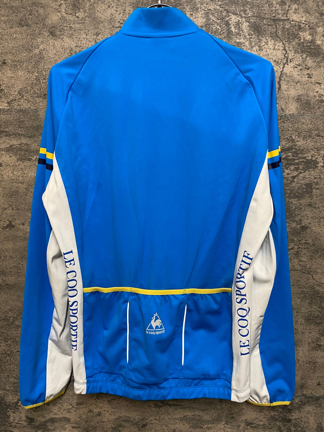 JR111 ルコックスポルティフ le coq sportif 長袖 サイクルジャージ 水色 O