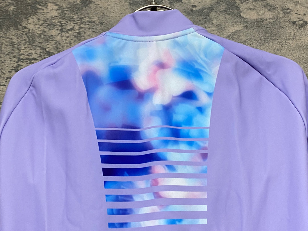 JV970 レリック reric Women's Rupee Warm Long Jersey 長袖サイクルジャージ 白青 M 裏起毛 レディース