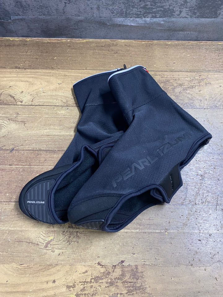 IW131 パールイズミ PEARL iZUMi シューズカバー 黒 L 裏起毛